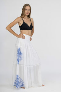 Ana Shibori Maxi Skirt